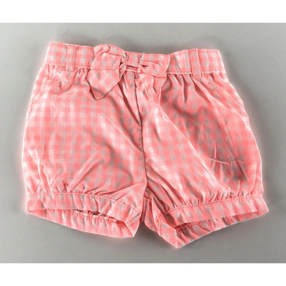 NWT Carter's Shorts Bloomers Fruit Checkered Summer Baby Girls 24 Month Set Of 2